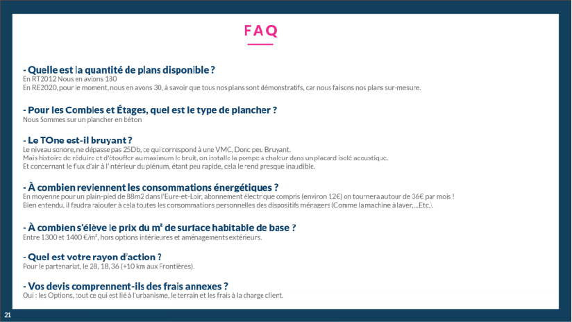 Foire aux Questions